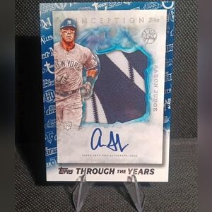 2021 Topps Through The Years AARON JUDGE #TTY-25 ( RARE BLUE )